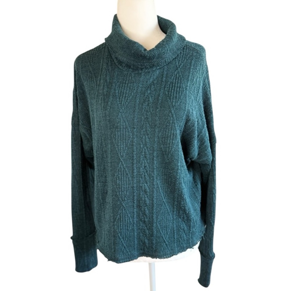 Bloomfield Teal Mockneck Sweater